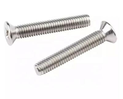 China Stainless steel Hot Selling High Quality Portable China Manufacturer Furniture Cross Groove CSK Head Screws for sale