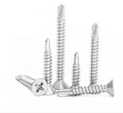 China Stainless steel Hot Selling Portable Hardware Fasteners Screw Metal Stainless Steel Pan Head Wood Screw Self-Drilling Screw DIN7504N for sale