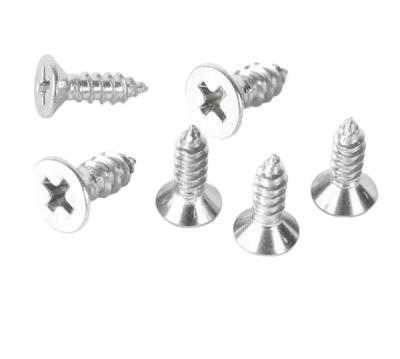 China Stainless steel High Sales New Goods China Wholesale Easy Installation Flat Head Cross Self-Drilling Screws Self-tapping Screws for sale