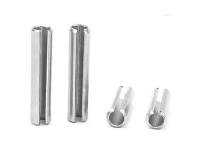 China customized dowel pin stainless steel cylindrical pin hollow pin GB879 steel Split Spring Dowel in black 2 for sale