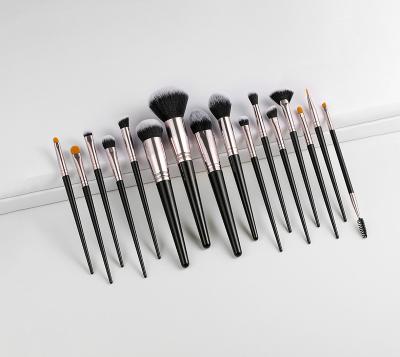 China Angular Blush 16PCS Luxury Make Up Brushes Vegan Set New Technology Fiber Material Makeup Brush Private Label for sale