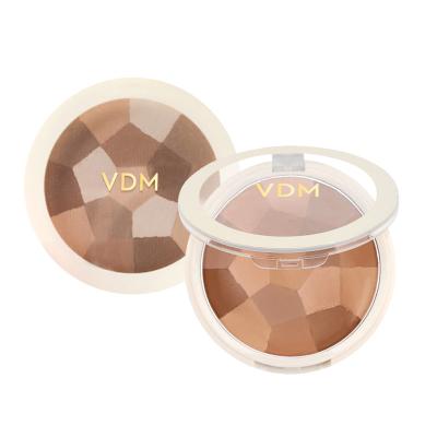 China OEM Waterproof Makeup Pressed Powder Shimmer Highlight Bar Palette Face Beauty Highlight 4 Colors Private Label Highlighter Bar Makeup for sale