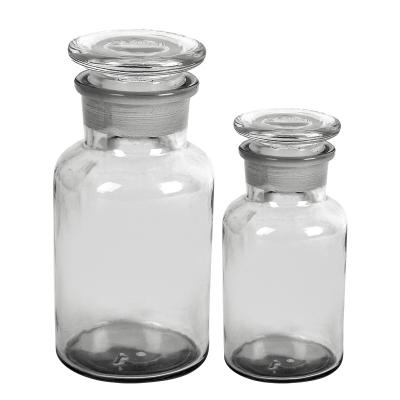 China Medical White Wide Mouth Jar 60ml Sealed Small Vials for sale