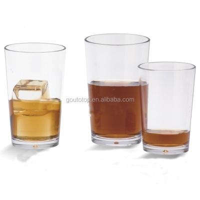 China China clear shot glass/transparent glass mug/shatterproof glass cups for sale