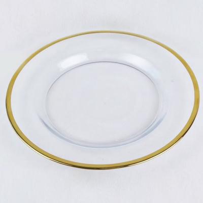 China Sustainable Silver Gold Beaded Best Selling Clear Glass Pane For Wedding And Household for sale