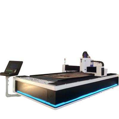 China High Accuracy SERVOMOTOR CNC Fiber Laser Cutting Machine, Auto Shear Cutter With PLC System For Carbon Steel Stainless Forming for sale