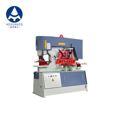 China Metal Sheet Stamping Maker Multifunction Hydraulic Ironworker Machine, Auto Punch Shear Machine for Metal Stamping Forming Cutting for sale