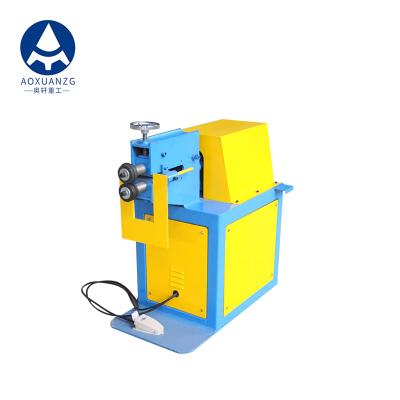 China Steel HVAC Round Duct Beading Electric Coil Rolling Machine for sale