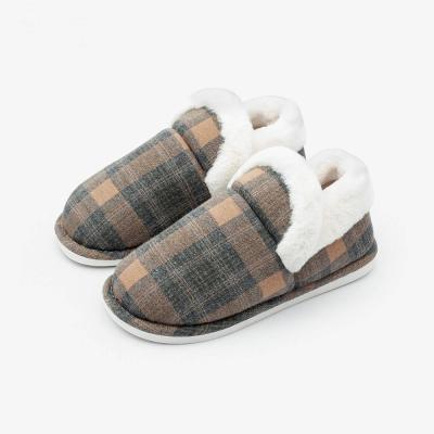 China Fashion male slippers/comfortable/durable whole female indoor non-slip thick base of winter package cotton slippers couples for sale