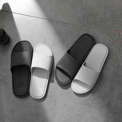 China Summer bathroom slippers indoor household slippers anti-skid lovers soft soled non-slip slippers women for sale