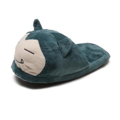 China Cartoon Lightweight Lazy Slippers Winter Plush Women And Men Comfortable Warm Cute Housekeeping Slippers for sale