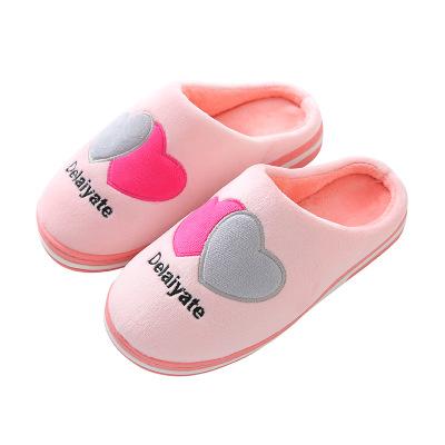 China Winter Couples Home Slipper Cotton Cute Non-slip Thick Unique Indoor Warm Slippers Anti-slippery For Women And Men for sale