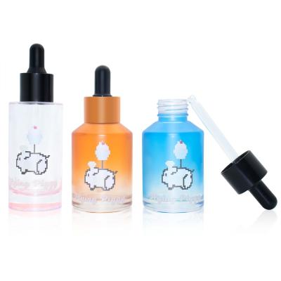 China Eco-friendly Recyclable Low Price 15g 30ml 60ml Cosmetic Empty Essential Oil Dropper Bottle PET Liquid Bottle With Dropper Cap for sale