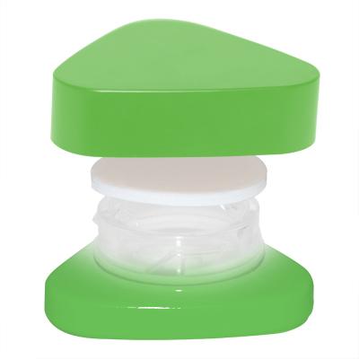 China High 3ml 5ml 4ml 7ml 9ml 10ml Glass Jar Freshness Preservation Clear Concentrate Container Wax With Silicone Lid for sale