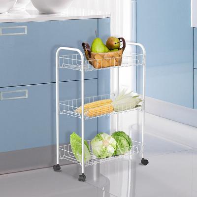 China Storage Storage Various Items Kitchen Organizers Trolley Rolling Laundry Storage Bins Cart With Wheels And Handle for sale