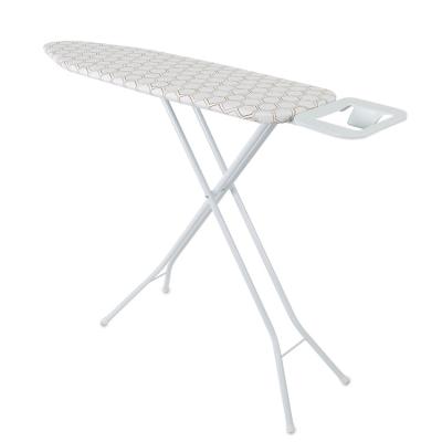 China Multifunctional 100% Cotton Cover Hotel Wardrobe Ironing Board Household Folding Ironing Board With Iron Rest for sale