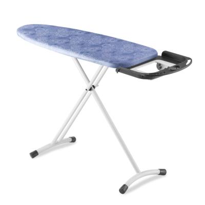 China CLASSIC Mesh Ironing Board Variable Retractable Hole With Iron Rest Hanger Of Height Adjustment Up To 89cm for sale