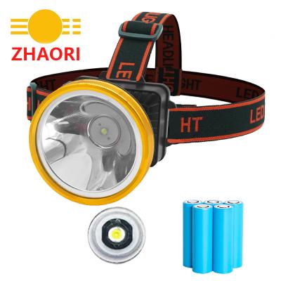 China New Convenient Big Head And Bright Ip65 10W LED Rechargeable Portable Headlamp For Camping Working Fishing for sale