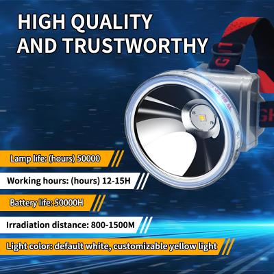 China Zoomable helmet emergency worklight 1500lumen camping bright top selling 100 watt led wide head cob lamp for sale