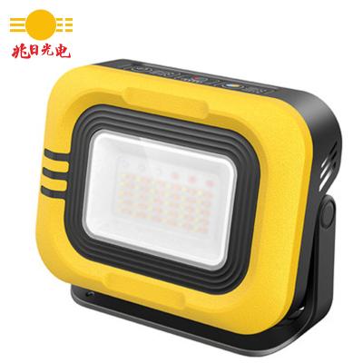 China Outdoor+ Water Proof Camping Luminous Portable Outdoor Camping Led Light Rechargeable Flood Light Emergency Camping Solar Power Lamp for sale