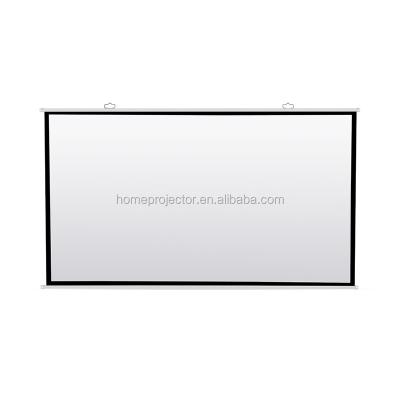 China Single Hook Screen Wholesale Price Projector Screen for sale