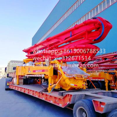 China Construction worksÂ   Construction worksÂ   Small Concrete Boom Pumps 21m 25m 28m 30m XCM Gconcrete Pumps Schwin g Concrete Pumps With Boom For Sale With Good Listing Price for sale