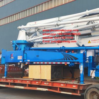 China Construction worksÂ   Construction worksÂ   factory stock JH JIUHE small mini concrete pumps with boom 18m 20m 25m 30m 35m SCHWING Putzmeister Zoomlion concrete pumps for sale