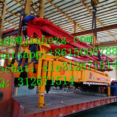 China Construction worksÂ   Construction worksÂ   Manufacturer JIUHE concrete boom pumps 42m 25m 30m 32m 35m 36m 38m without truck dealer with best price support oversea service for sale