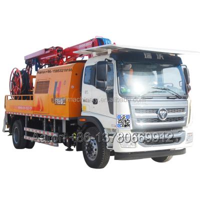 China Concrete Spraying Concrete Spray Truck Mounted Wet Cement Mortar Machine Cheapest Mining Shotcrete Spraying Machine for sale