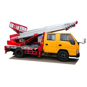 China JMC Car 32meters Car Ladder Price 36m High Altitude Ladder Truck Retail Ladder Platform Truck for sale