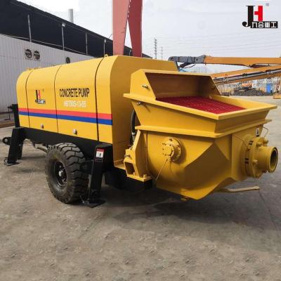 China Retail Small Stationary Concrete Line Trailer Pump HBT40 Model 50 DHBT 40.50 For Sale With A Water Pump for sale