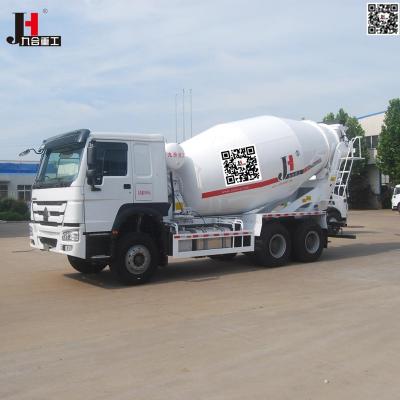 China Construction machinery factory sale 8m3 9m3 10m3 HOWO mobile concrete mixer truck 10m3 10m3 for sale