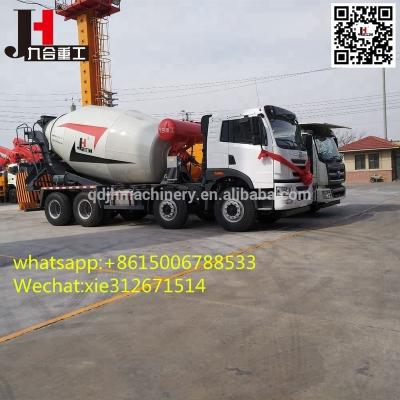 China Best price Qingdao JIUHE 8m3 10m3 12m3 14m3 16m3 mixer truck with SHACMAN chassis 10m3 10m3 for sale