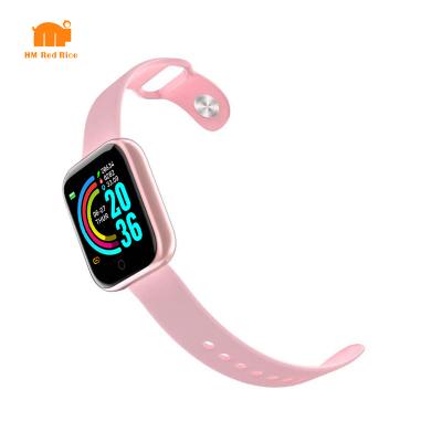 China Hot Sale 2021 Y68 ECG Wifi Smart Band OEM Smart Watch With LOGO Printing Smart Wristband For Android IOS for sale