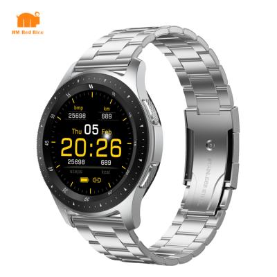 China 2021 Accurate Wifi ECG PPG Blood Pressure Monitoring Wristband Metal Smart Watch Android Smart Watch Phone for sale