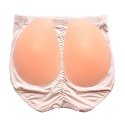 China High Quality Antibacterial Silicone Butt Padded Butt Enhancer Body Shaper Push Up Pads Nude Black Panty Set for sale