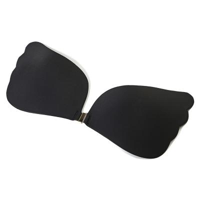 China Front Closed One Piece Magic Pump One Piece Wing Strapless Bra Silicone Self Adhesive Sticky Invisible Bra For Dress for sale