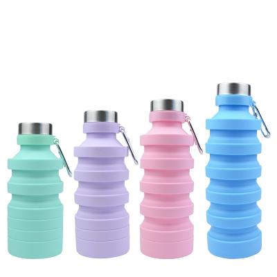 China Outdoor sports viable creative water bottle, fitness bike water riding bottlecollapsible water bottle for sale