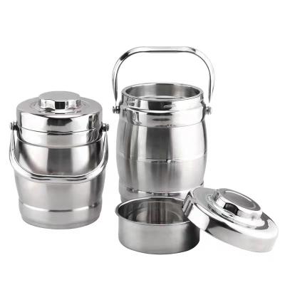 China PORTABLE Hotel Hot Stainless Airtight Pot Factory Sale Food Flask Food Flask Insulation Steel Insulated Barrels for sale