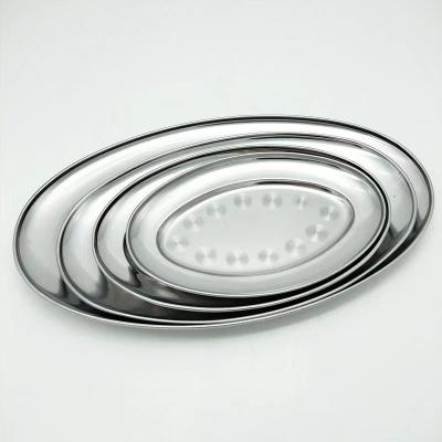 China Durable Using Good Multifunctional Oval Food Price Stainless Steel Serving Dish for sale