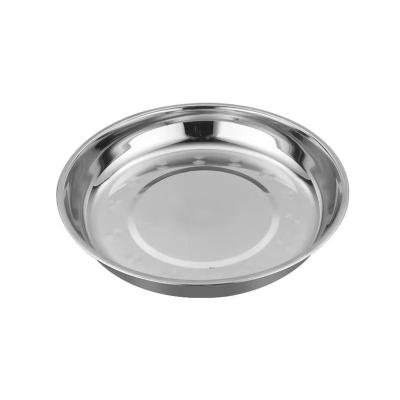 China Good Quality Canteen Stainless Steel Food Dishes Metal Viable Hot Selling Dinner Dish for sale