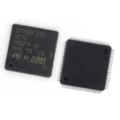 China New and original FLASH IC Chip Ic Integrated Circuit Electronics STM32F103VET6 MCU 32BIT 512KB standard component 100LQFP for sale