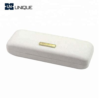 China Factory Wholesale Eco-friendly Unique Design Clamshell Leather Eyeglass Hard Cases For Men for sale