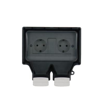 China Convenient Safety Ip66 Plastic Waterproof Box Waterproof Electrical Socket Switch for sale