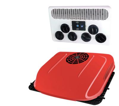 China Truck Cab 12v Rooftop Air Conditioner Truck Parking Cooler With 24v Parking Air Conditioner for sale