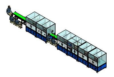 China 3C  Li Ion Battery Manufacturing Equipment Soft PACK Battery Assembly Pack Line for sale