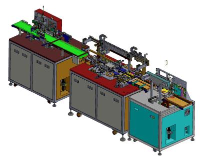 China Soft Coated Polymer Gummed Paper Pasting Equipment For Li Ion Battery for sale