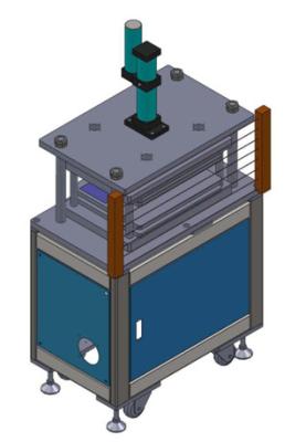 China Semi Automatic Lithium Ion Battery Production Line Aluminum Plastic Film Forming for sale