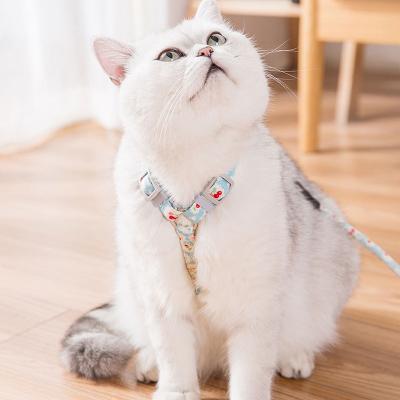 China Personalized Custom Made Cat Vest Adjustable Wire Travel Mesh Cat Harness Escape Proof Cat Harness and Leash Set for Walking for sale