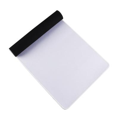 China Custom Diy White Slip-proof Fabric Sublimation Rubber Table Mats Gaming Mouse Pad for sale